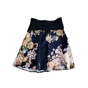 Jennifer Glasgow black floral skirt